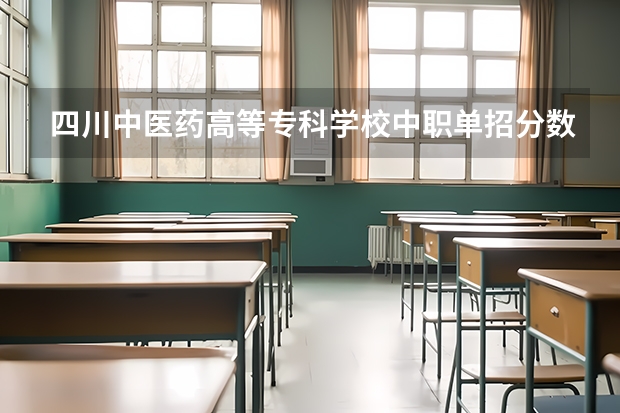 四川中医药高等专科学校中职单招分数线是多少啊？
