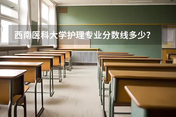 西南医科大学护理专业分数线多少？