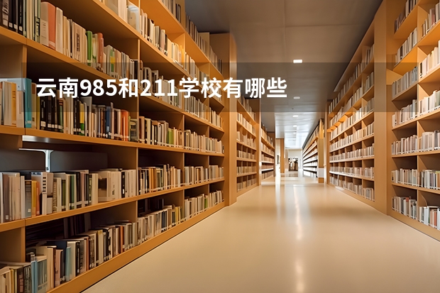 云南985和211学校有哪些