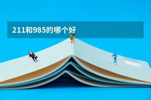 211和985的哪个好