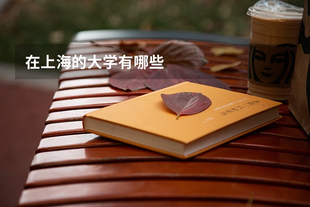 在上海的大学有哪些