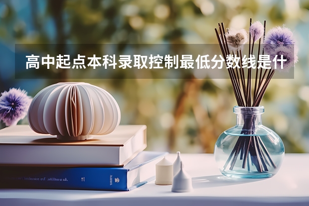 高中起点本科录取控制最低分数线是什么意思？？