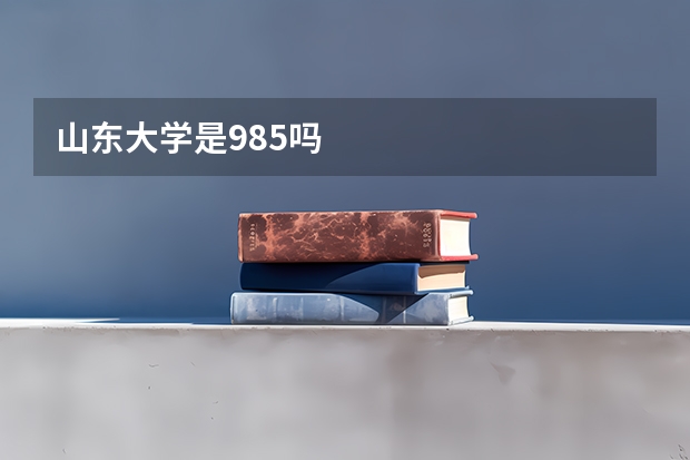 山东大学是985吗