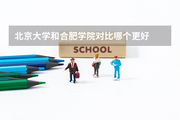 北京大学和合肥学院对比哪个更好
