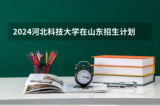 2024河北科技大学在山东招生计划人数一览表