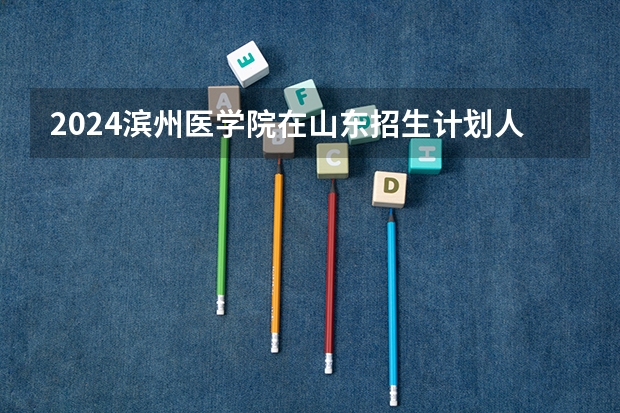 2024滨州医学院在山东招生计划人数一览表
