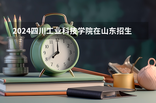 2024四川工业科技学院在山东招生计划人数一览表