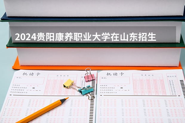 2024贵阳康养职业大学在山东招生计划人数一览表