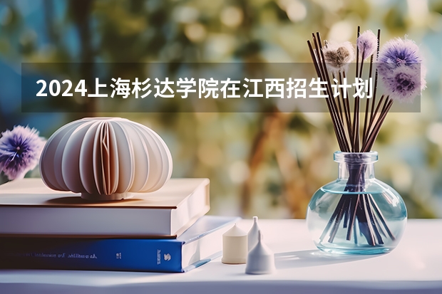 2024上海杉达学院在江西招生计划一览表