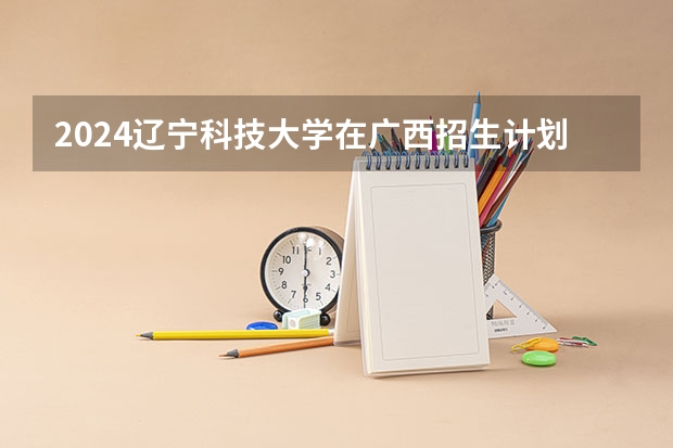 2024辽宁科技大学在广西招生计划表
