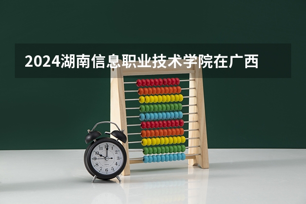 2024湖南信息职业技术学院在广西招生计划表