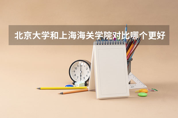 北京大学和上海海关学院对比哪个更好