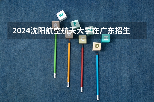 2024沈阳航空航天大学在广东招生计划表