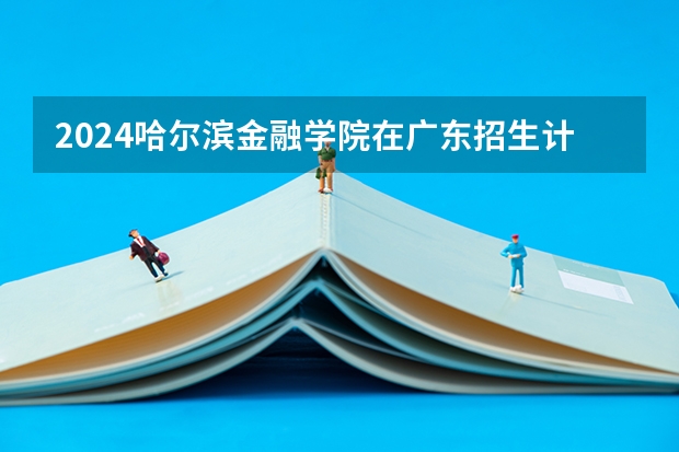 2024哈尔滨金融学院在广东招生计划表