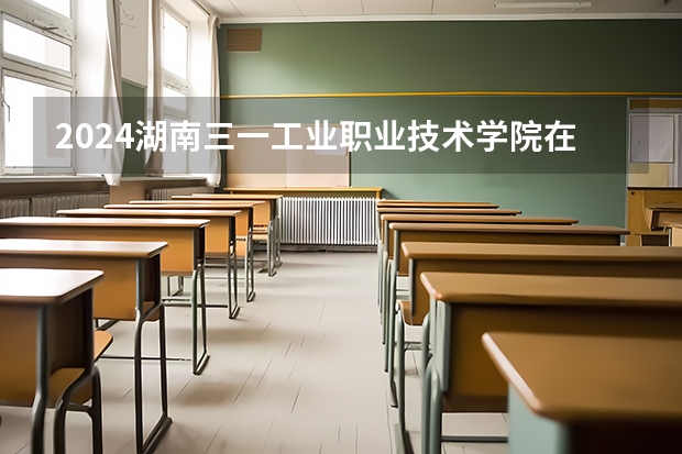2024湖南三一工业职业技术学院在广东招生计划表
