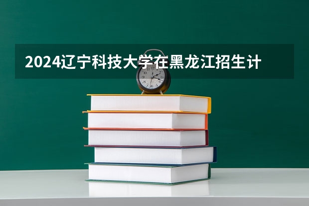 2024辽宁科技大学在黑龙江招生计划表
