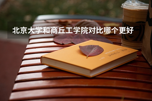 北京大学和商丘工学院对比哪个更好