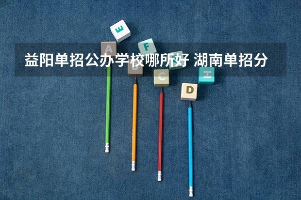 益阳单招公办学校哪所好 湖南单招分数最低的公办学校