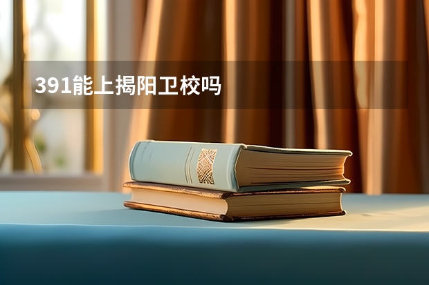 391能上揭阳卫校吗