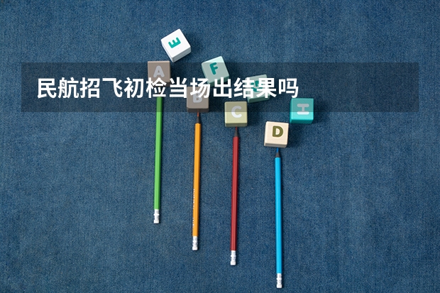 民航招飞初检当场出结果吗