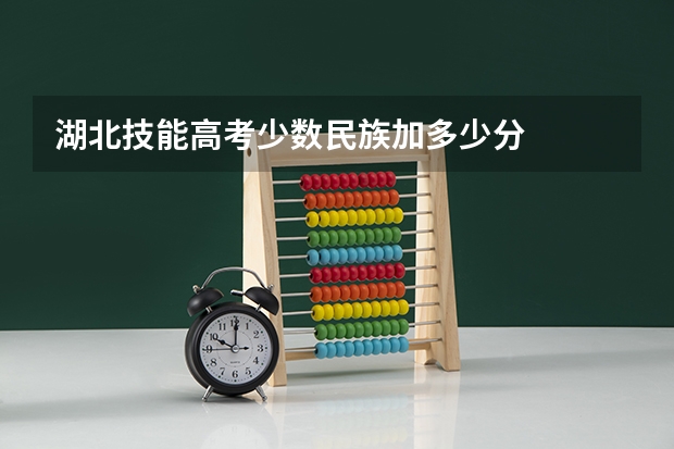 湖北技能高考少数民族加多少分