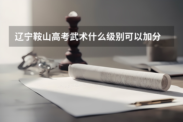 辽宁鞍山高考武术什么级别可以加分