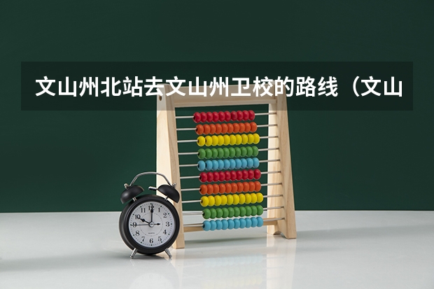文山州北站去文山州卫校的路线（文山州普者黑机场到云南省文山州文山市职教园区卫校多远）