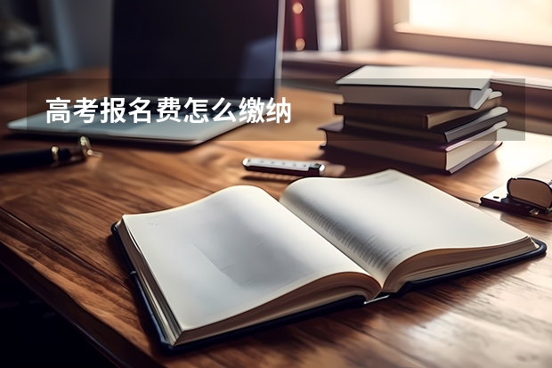 高考报名费怎么缴纳