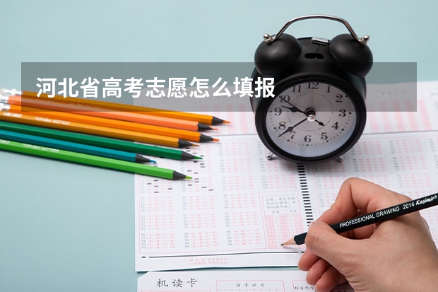 河北省高考志愿怎么填报