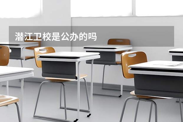 潜江卫校是公办的吗