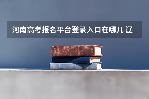 河南高考报名平台登录入口在哪儿 辽宁省普通高考报名系统官网