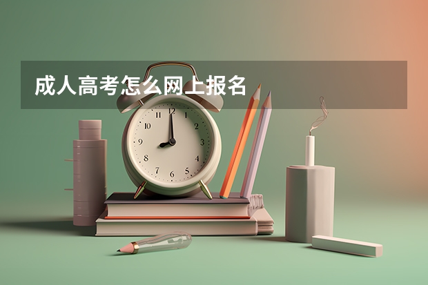 成人高考怎么网上报名