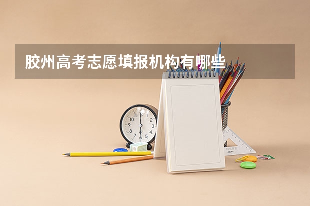 胶州高考志愿填报机构有哪些