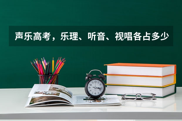 声乐高考，乐理、听音、视唱各占多少分