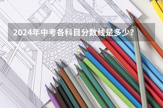 2024年中考各科目分数线是多少？