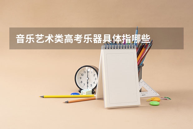音乐艺术类高考乐器具体指哪些
