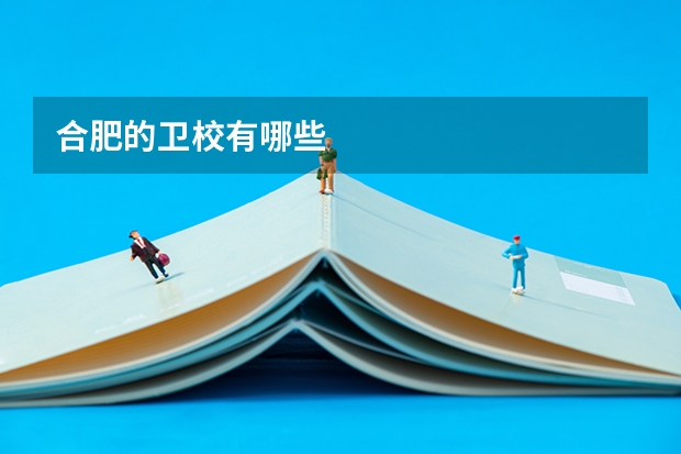 合肥的卫校有哪些
