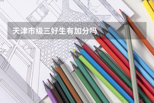 天津市级三好生有加分吗