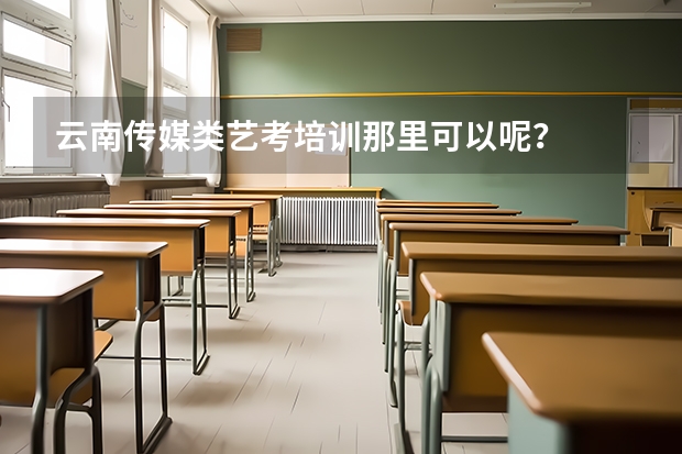 云南传媒类艺考培训那里可以呢？