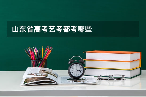 山东省高考艺考都考哪些