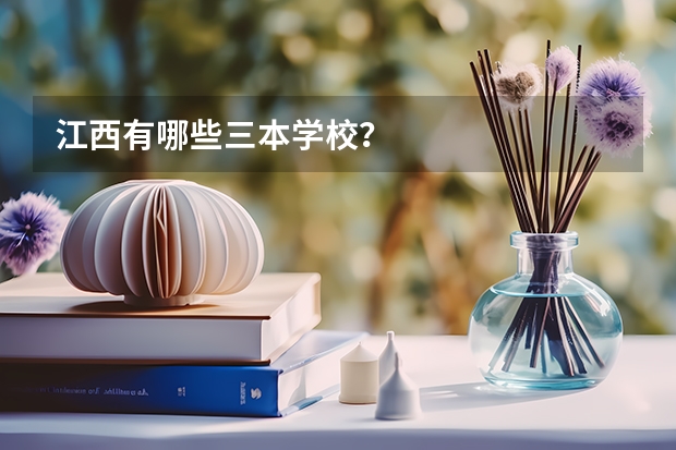 江西有哪些三本学校？
