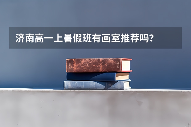 济南高一上暑假班有画室推荐吗？