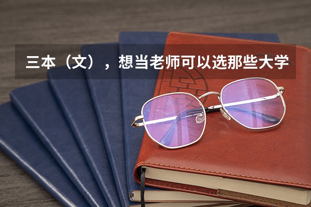 三本（文），想当老师可以选那些大学，选哪些专业？