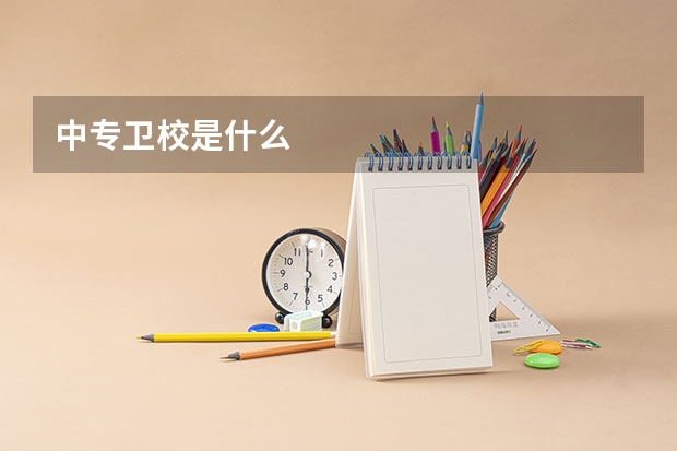 中专卫校是什么