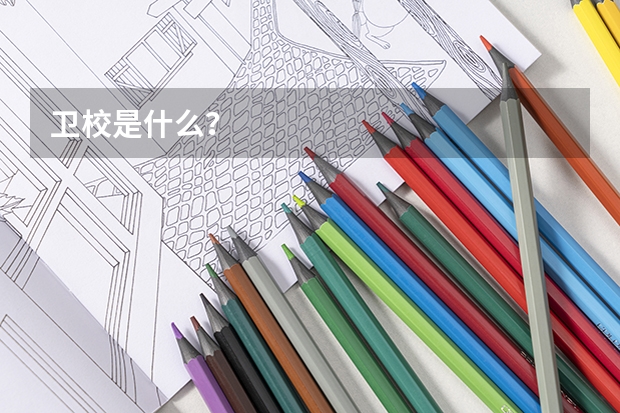 卫校是什么？