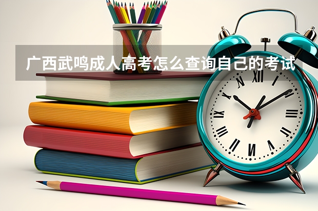 广西武鸣成人高考怎么查询自己的考试成绩?