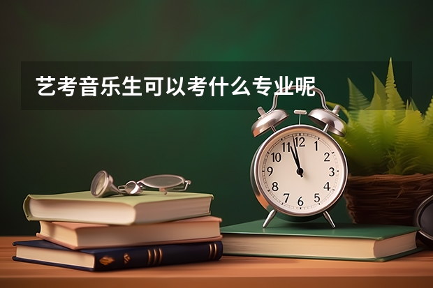艺考音乐生可以考什么专业呢