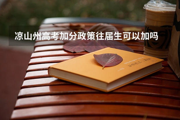 凉山州高考加分政策往届生可以加吗