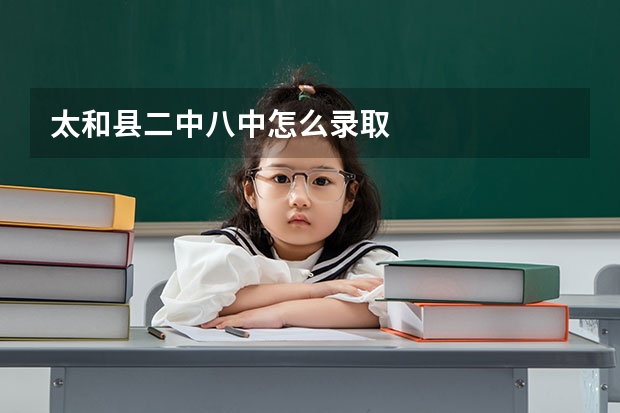 太和县二中八中怎么录取