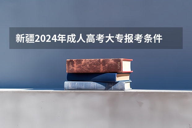 新疆2024年成人高考大专报考条件和费用一共是多少钱？